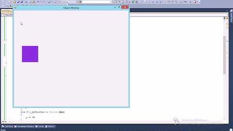 Basic C# Game Programming Moving Object on the form