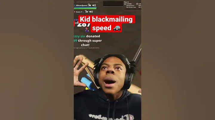 Kid blackmails iShowspeed #speed #fortnite #police