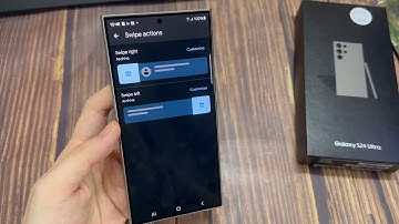 Galaxy S24/S24+/Ultra: How to Set Text Messages Swipe Right/Left Action to Delete/Archive/Off