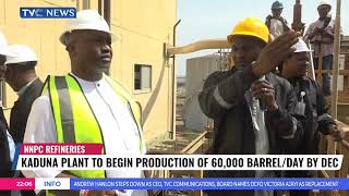 Kaduna Plant To Begin Production Of 60,000 Barrels/Day By December