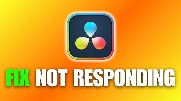 How To Fix DaVinci Resolve Not Responding / Crashing