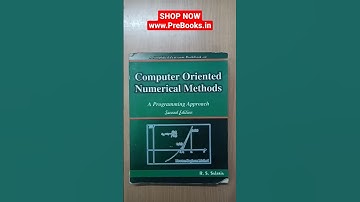 Computer Oriented Numerical Methods by RS Salaria SHOP NOW: www.PreBooks.in #shorts #viral #prebooks