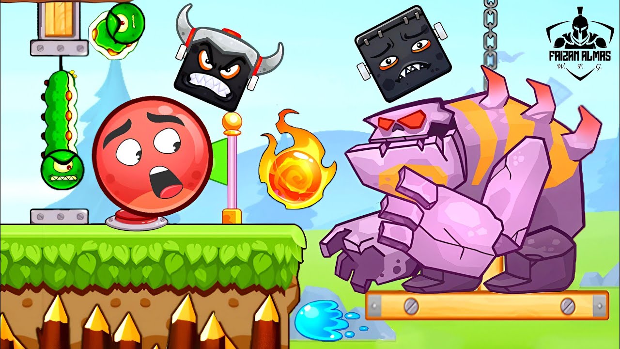 Color Ball Run - Fun Adventure (Part 2) | Boss Fight | Red Ball | Gameplay | WFG