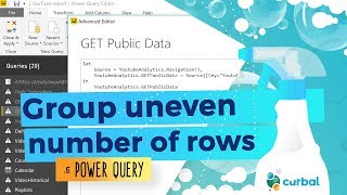 group rows with uneven number of rows - part 7: power query challenge