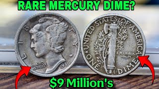 Mercury One Dime Coins Worth Big Money – Rare and Valuable Dimes to Look For in 2025!