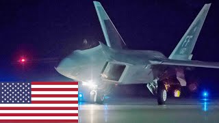 Abd Hava Kuvvetleri F-22 Raptor Gizli Savaşçıları Birleşik Arap Emirliklerine Gönderildi.