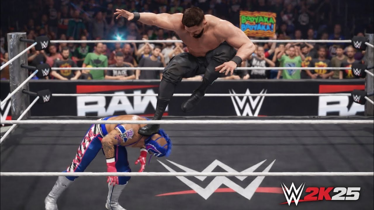 Austin Theory vs Rey Mysterio | WWE 2K25 - Full Match