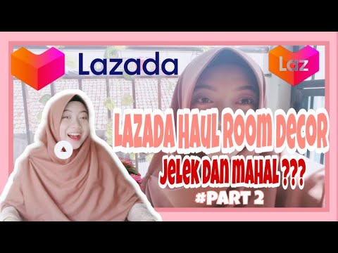  Lazada  Haul Room Decor part2 Daun rambat dan bunga  