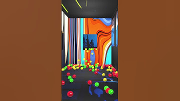 color full bouncing ball animation in blender  #blenderanimation #shorts