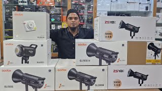 স্টুডিও লাইট সেটাপ পানির দামে কিনুন, YNLUX200 godox SL60 III,  SL150 III, SL100Bi bd  price 2025