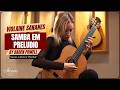 Violaine Sananes plays Samba Em preludio by Baden Powell on a Siccas Luthiers "Recital" Guitar