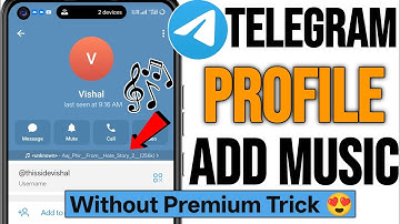 How to add music to Telegram profile | Telegram profile song add | 