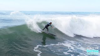 Surfing San Diego Reef 4K Slaw Session - 12-07-2023