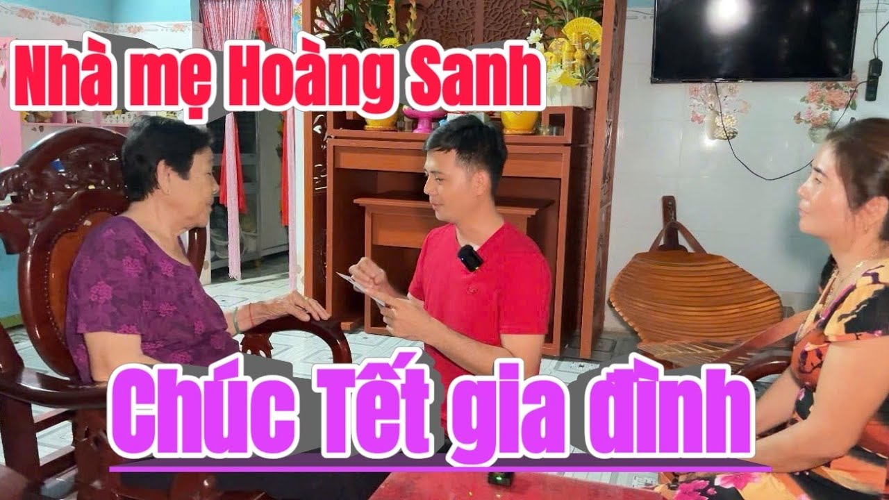 Điều mà Hoàng Sanh vui nhất là gia đình luôn vui vẻ sum vầy như vậy
