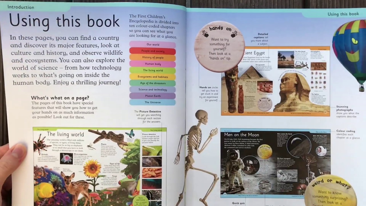 First Children’s Encyclopedia DK peek inside YouTube