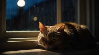 Rain Prowls: Soothing Sounds of Cat Purring Aid Insomnia & Sleep