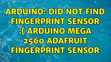 Arduino: Did not find fingerprint sensor :( Arduino Mega 2560 Adafruit Fingerprint Sensor