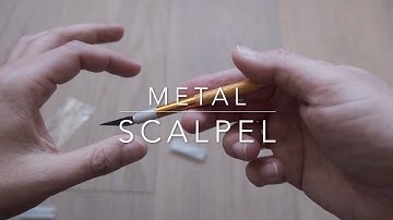 Metal scalpel