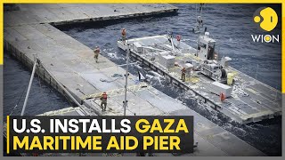 IsraelHamas War: US installs Gaza floating pier; aid deliveries to begin within days | WION News