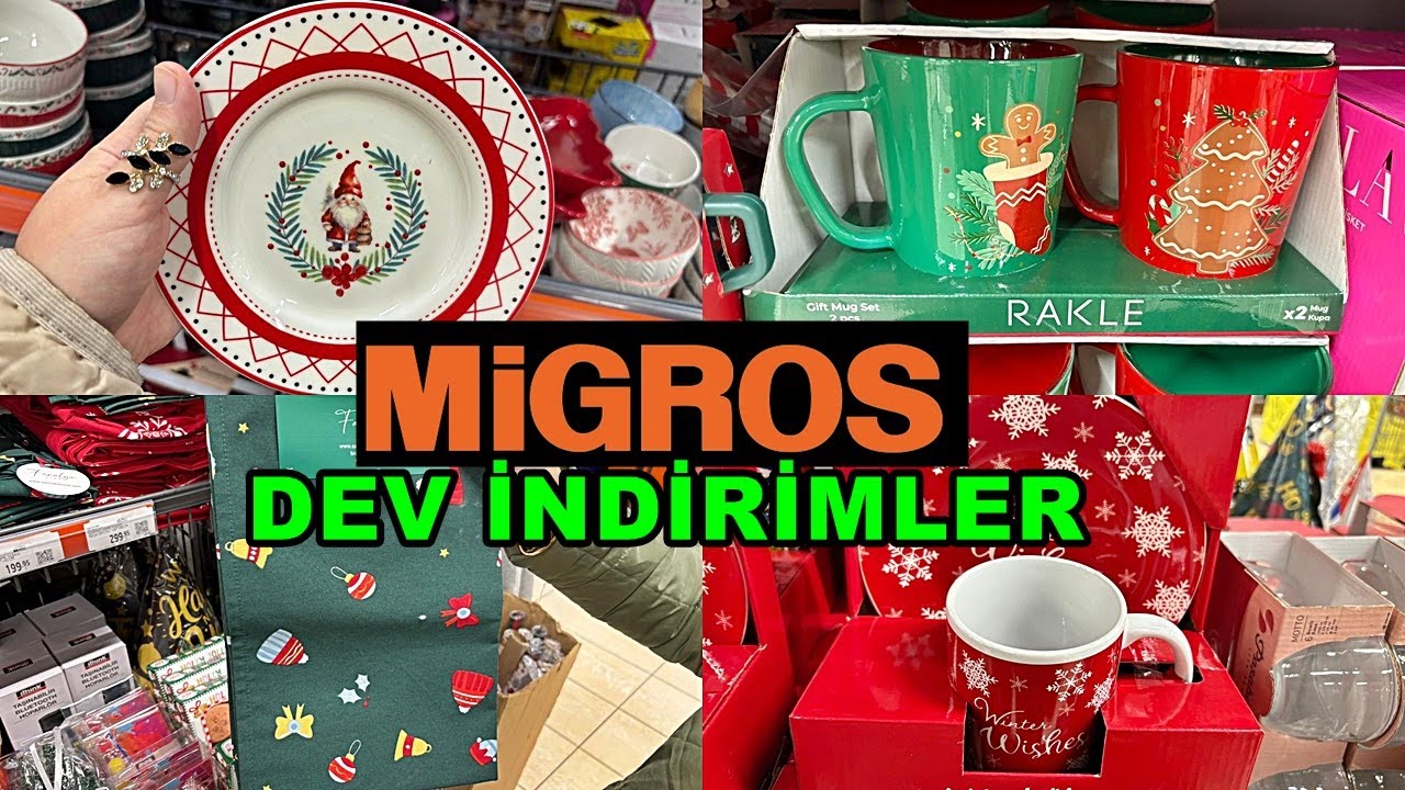 MİGROS'DA DEV İNDİRİM / ŞOK OLACAKSINIZ! / YILBAŞINA ÖZEL ŞAHANE İNDİRİMLER💃/ÇEYİZ ALIŞVERİŞİ