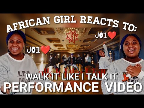 FIRST TIME REACTION TO JO1 😍 WALK IT LIKE I TALK IT 💃🏾🤭 PERFORMANCE VIDEO 🤩🔥 | AFRICAN GIRL REACTS