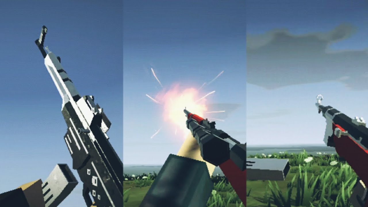 polyfield - all weapons/reload animations - YouTube
