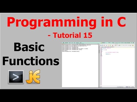 Programming In C || Tutorial 15 - Basic Functions
