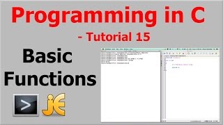 Programming In C || Tutorial 15 - Basic Functions
