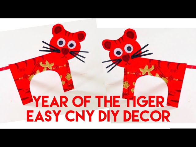 CNY Decoration Ideas 2022, Chinese New Year Wall Decoration, DIY Wall  Decor