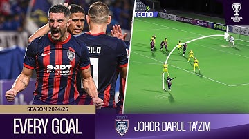 Every Goal from Malaysia’s football powerhouse Johor Darul Ta’zim 🇲🇾 | ACL Elite™ 2024/25