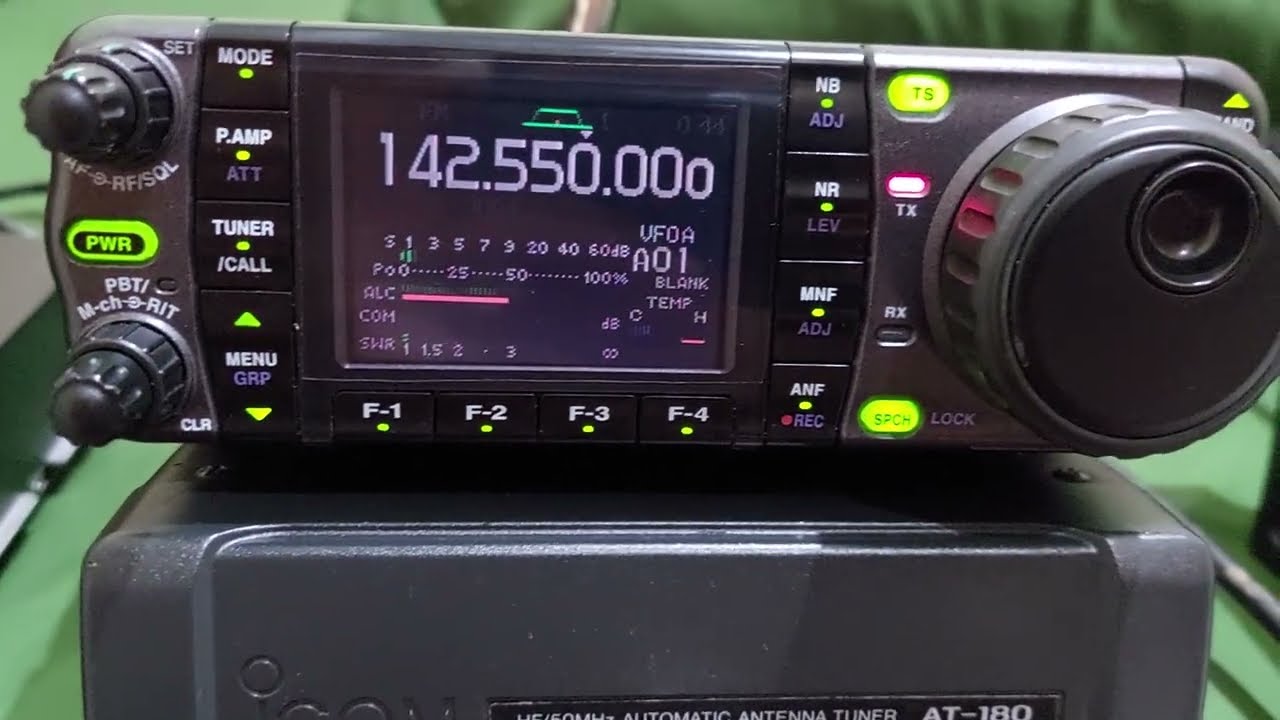 ICOM IC-7000 Mars Mod - YouTube