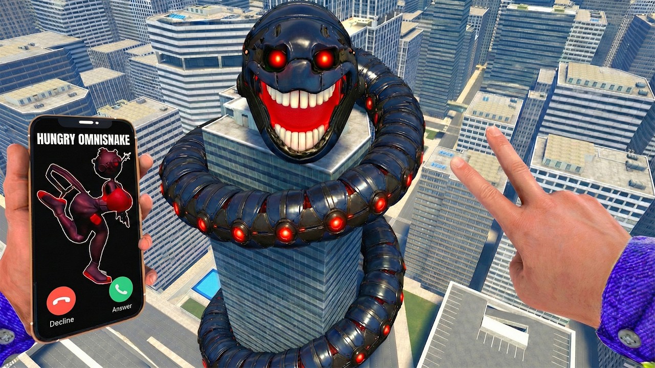 Something Terrifying Happens When Hungry Omnisnake Calls You In Garry's Mod