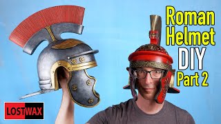 Make A Roman Centurion Helmet Part 2- Diy Roman Costume From Eva Foam.