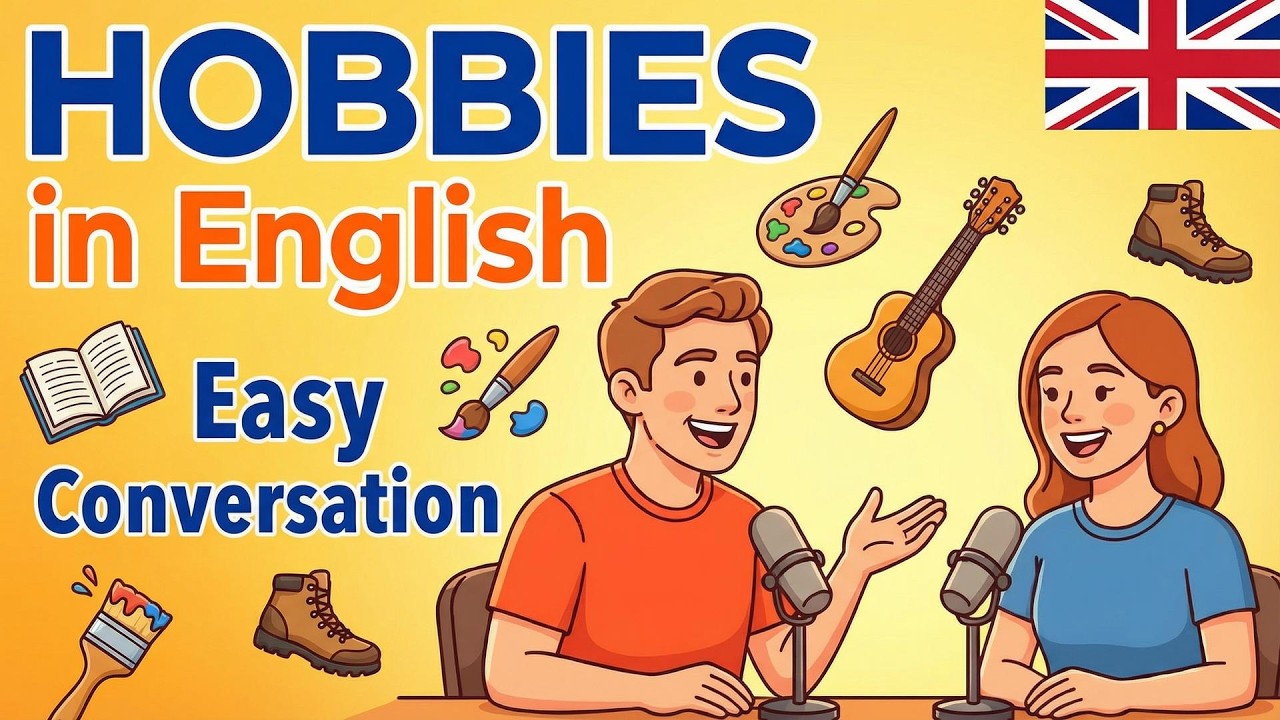 Easy English Conversation About Hobbies | Speak Naturally with Kendall & Riley.