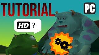 (TUTORIAL) How to configure Monsters Inc Scare Island / Scream Team to your desired HD Resolution PC