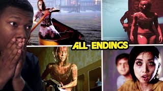 The Quarry - ALL ENDINGS (Good Ending, Bad Ending, True Ending & Secret Ending) REACTION