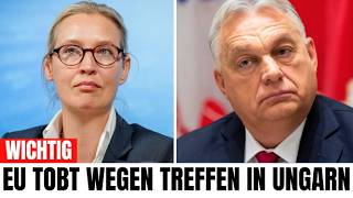 Orbán empfängt Weidel in Budapest – Von der Leyen TOBT vor Wut