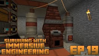 Surviving With Immersive Engineering :: Ep.19 - Improved Blast Furnace Preheater And Railgun
