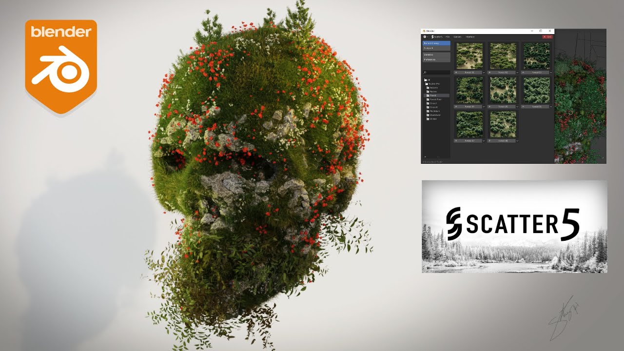 Scatter 5 Blender addon review 🔥 YouTube