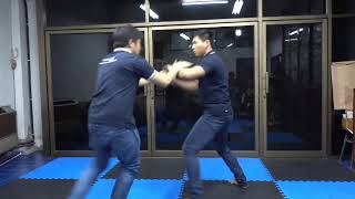Students Integration Pushed Hands Training Zhong Hefa Fang Tui