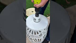 Solar Powered Table For The Backyard.