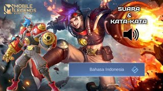 SUARA HERO MOBILE LEGENDS [ X.BORG ] BAHASA INDONESIA