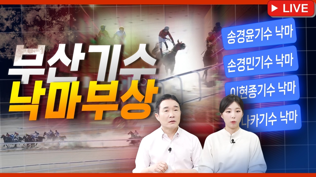 [경마] "부산기수 낙마 부상!" 그리고 세계일보배 | 박수홍, 유채민 #박수홍경마 #경마