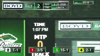 RACE 2 PROGRAM 5 22 2026