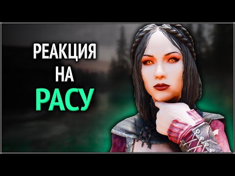 Видео: Skyrim ٠ Реакция Сераны на Расу Довакина из мода Serana Dialogue Add-On