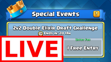 2V2 DOUBLE ELIXIR DRAFT CHALLENGE - Clash Royale