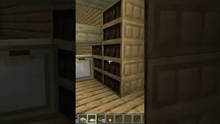 Kleines weißes Bücherregal in Minecraft #minecraft #mctutorial #gaming #minecrafttutorial #viral