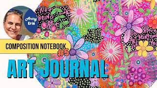Thirteenth Page in my 5th Composition Notebook Art Journal!