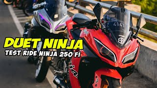 TEST RIDE NINJA 250 FI - CHASING SUNSET PART 2 - MOTOVLOG OTOMOTIF