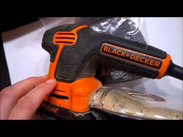 BLACK & DECKER - Ponceuse d'angle BLACK & DECKER KA2000 KA2000-QS